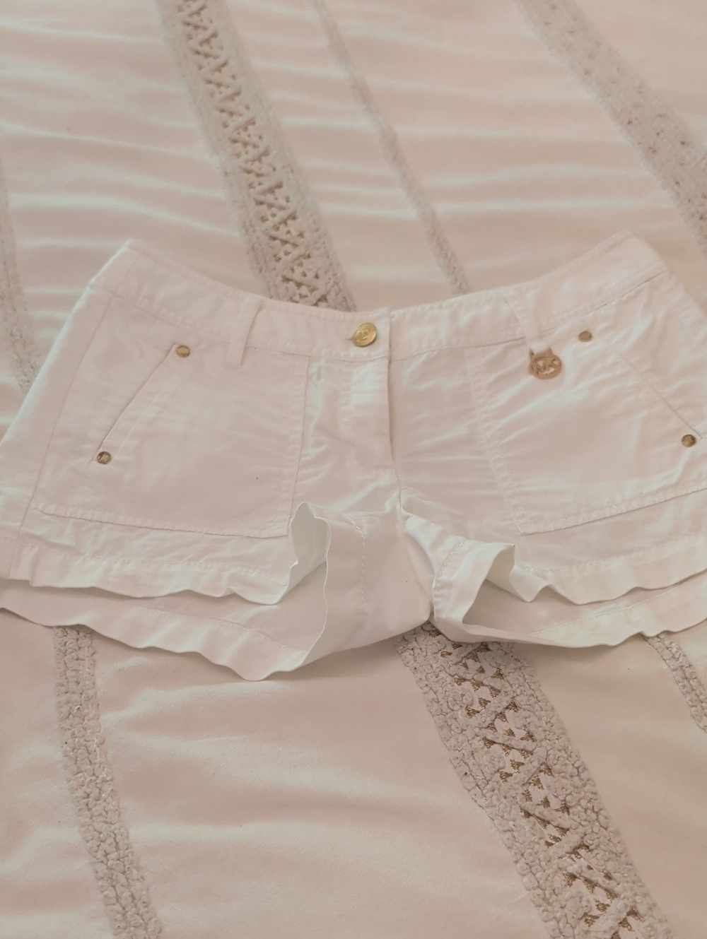 Michael Kors White   Shorts